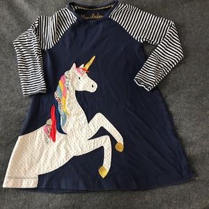 EUC size 5-6 Mini Biden unicorn dress